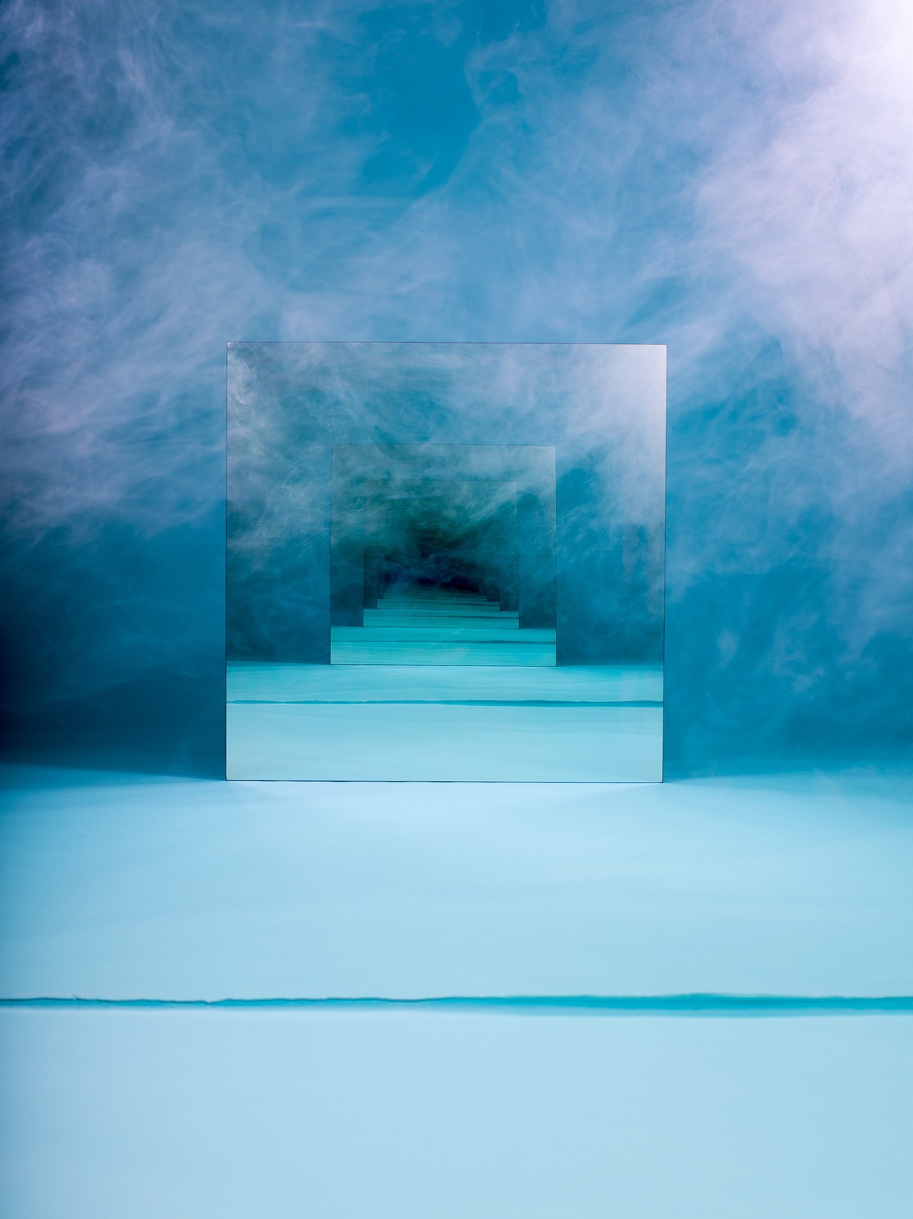 Blue Speculation, a 2014 photograph by artist Sarah Meyohas