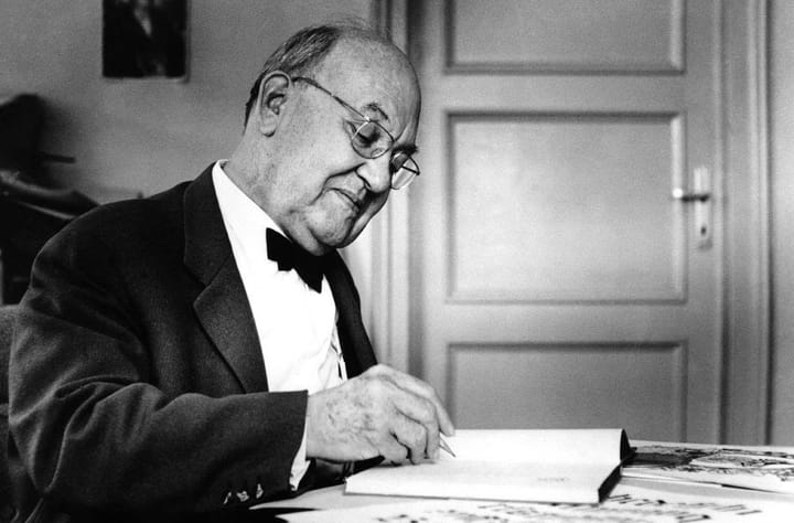 Jan Tschichold, l'un des typographes les plus célèbres de son temps.